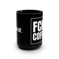 FCKN COFFEE Black Coffee Mug, 15oz, Gift for Coffee Lovers, Humor for Home Office, Great for Birthdays,